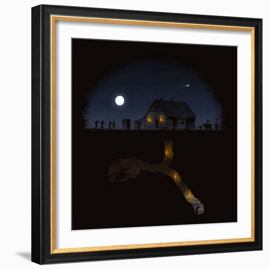 Always Digging-Florent Bodart-Framed Giclee Print