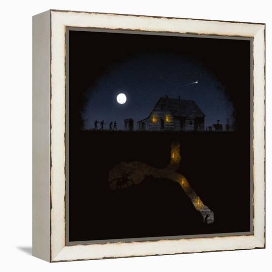 Always Digging-Florent Bodart-Framed Premier Image Canvas