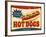 Always Fresh Hot Dogs-Retroplanet-Framed Giclee Print