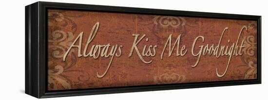 Always Kiss Me Goodnight - Mini-Todd Williams-Framed Premier Image Canvas