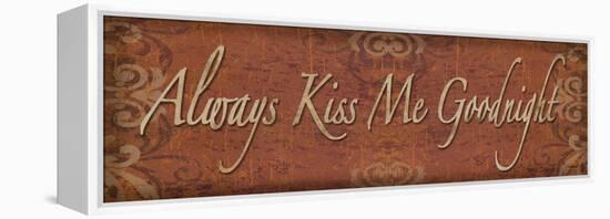 Always Kiss Me Goodnight - Mini-Todd Williams-Framed Premier Image Canvas