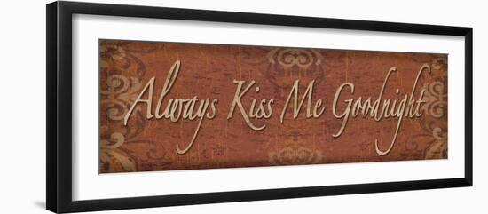 Always Kiss Me Goodnight - Mini-Todd Williams-Framed Photographic Print