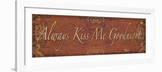 Always Kiss Me Goodnight-Todd Williams-Framed Art Print