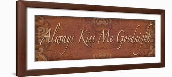 Always Kiss Me Goodnight-Todd Williams-Framed Art Print