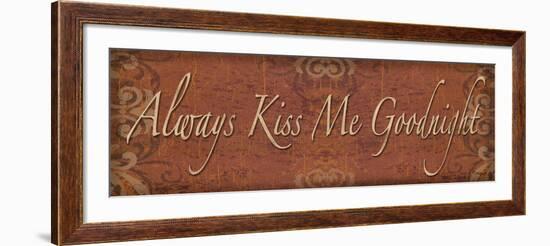 Always Kiss Me Goodnight-Todd Williams-Framed Art Print