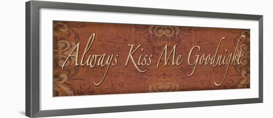 Always Kiss Me Goodnight-Todd Williams-Framed Art Print