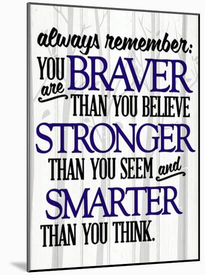 Always Remember-Kimberly Allen-Mounted Art Print