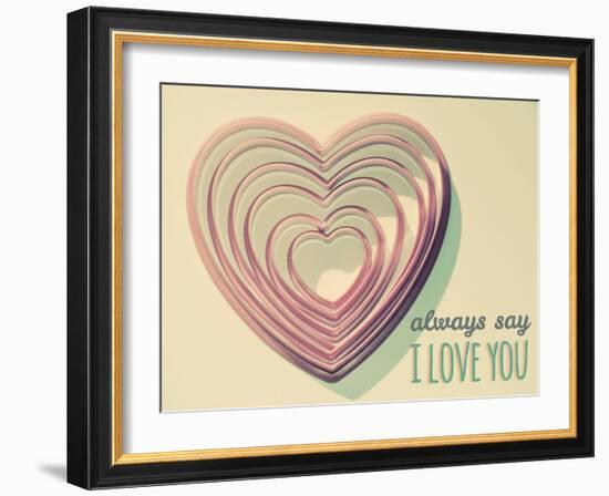 Always Say-Gail Peck-Framed Art Print