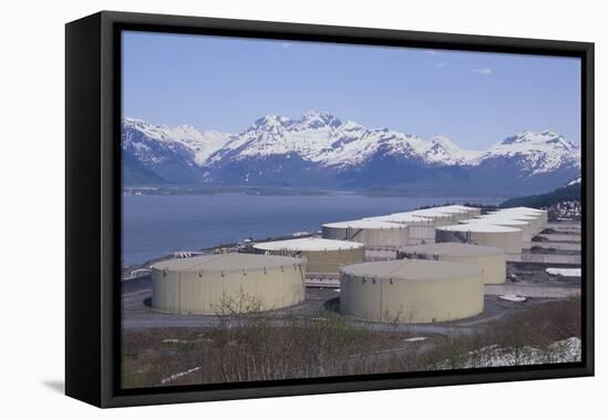 Alyeska Pipeline Terminal-DLILLC-Framed Premier Image Canvas