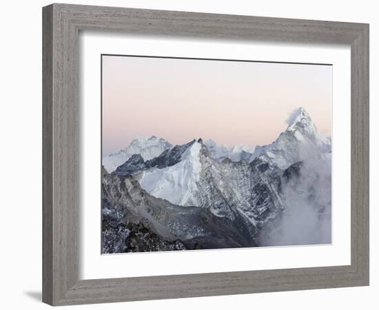 Ama Dablam, 6812M, Solu Khumbu Everest Region, Sagarmatha National Park, Himalayas, Nepal, Asia-Christian Kober-Framed Photographic Print