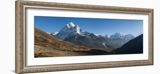 Ama Dablam and the Khumbu Valley, Himalayas, Nepal, Asia-Alex Treadway-Framed Photographic Print