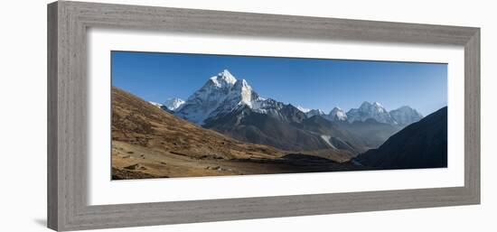 Ama Dablam and the Khumbu Valley, Himalayas, Nepal, Asia-Alex Treadway-Framed Photographic Print