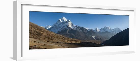 Ama Dablam and the Khumbu Valley, Himalayas, Nepal, Asia-Alex Treadway-Framed Photographic Print