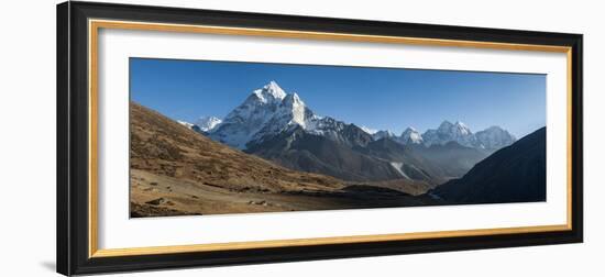 Ama Dablam and the Khumbu Valley, Himalayas, Nepal, Asia-Alex Treadway-Framed Photographic Print