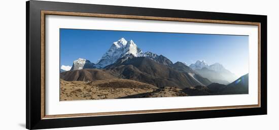 Ama Dablam and the Khumbu Valley, Himalayas, Nepal, Asia-Alex Treadway-Framed Photographic Print