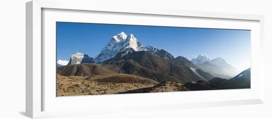 Ama Dablam and the Khumbu Valley, Himalayas, Nepal, Asia-Alex Treadway-Framed Photographic Print