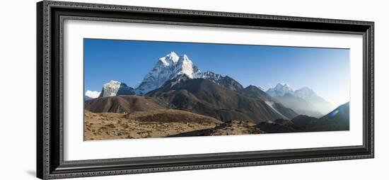 Ama Dablam and the Khumbu Valley, Himalayas, Nepal, Asia-Alex Treadway-Framed Photographic Print