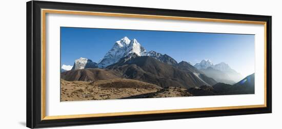 Ama Dablam and the Khumbu Valley, Himalayas, Nepal, Asia-Alex Treadway-Framed Photographic Print