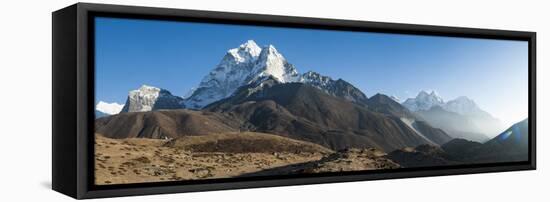 Ama Dablam and the Khumbu Valley, Himalayas, Nepal, Asia-Alex Treadway-Framed Premier Image Canvas