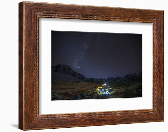 Ama Dablam Base Camp, Himalayas, Nepal, Asia-Alex Treadway-Framed Photographic Print