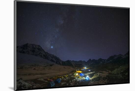 Ama Dablam Base Camp, Himalayas, Nepal, Asia-Alex Treadway-Mounted Photographic Print