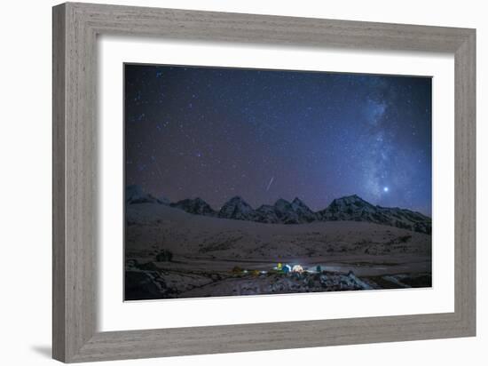 Ama Dablam Base Camp, Khumbu (Everest) Region, Nepal, Himalayas, Asia-Alex Treadway-Framed Photographic Print