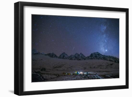 Ama Dablam Base Camp, Khumbu (Everest) Region, Nepal, Himalayas, Asia-Alex Treadway-Framed Photographic Print