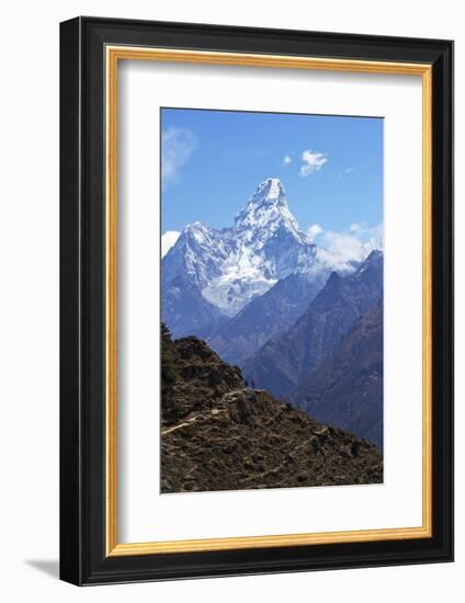 Ama Dablam from Trail Between Namche Bazaar and Everest View Hotel, Nepal, Himalayas, Asia-Peter Barritt-Framed Photographic Print