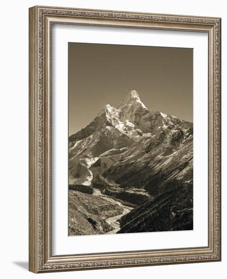 Ama Dablam, Khumbu Valley, Everst Region, Nepal-Jon Arnold-Framed Photographic Print