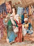 A Turkish Bazaar, 1867-Amadeo Preziosi-Giclee Print