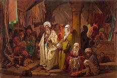 A Turkish Bazaar, 1867-Amadeo Preziosi-Giclee Print