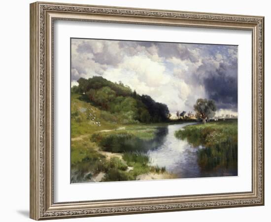 Amagansett Approaching Storm-Thomas Moran-Framed Giclee Print