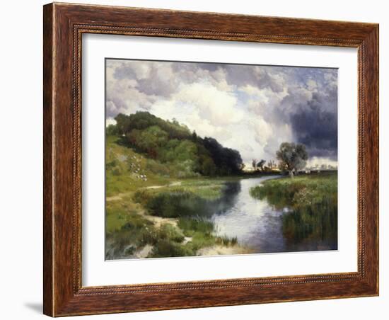 Amagansett Approaching Storm-Thomas Moran-Framed Giclee Print