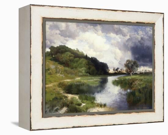 Amagansett Approaching Storm-Thomas Moran-Framed Premier Image Canvas