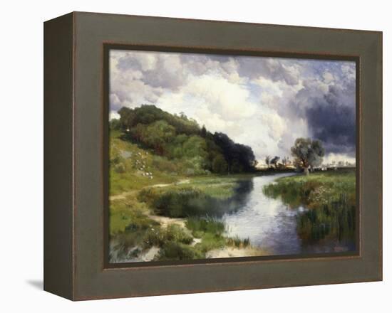 Amagansett Approaching Storm-Thomas Moran-Framed Premier Image Canvas