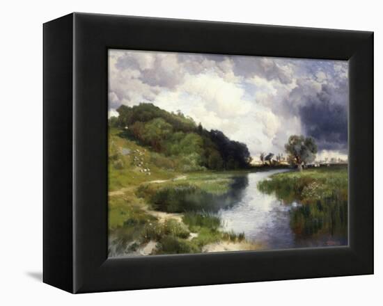 Amagansett Approaching Storm-Thomas Moran-Framed Premier Image Canvas