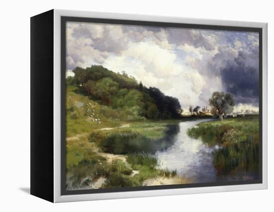 Amagansett Approaching Storm-Thomas Moran-Framed Premier Image Canvas