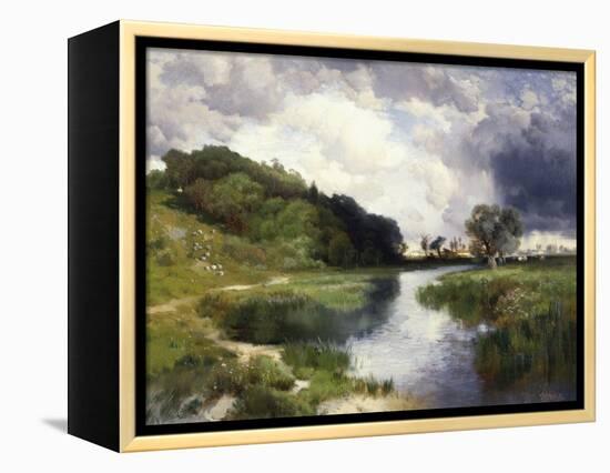 Amagansett Approaching Storm-Thomas Moran-Framed Premier Image Canvas