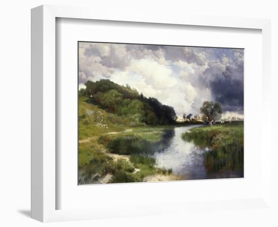 Amagansett Approaching Storm-Thomas Moran-Framed Giclee Print