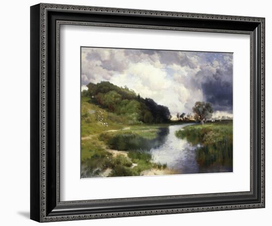 Amagansett Approaching Storm-Thomas Moran-Framed Giclee Print