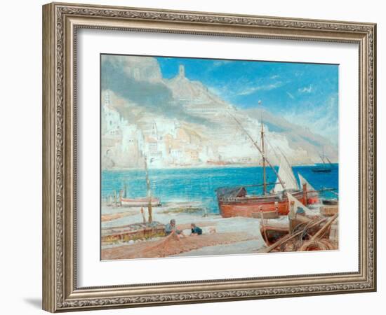 Amalfi, 1900-Albert Goodwin-Framed Giclee Print