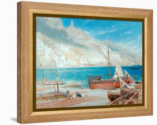 Amalfi, 1900-Albert Goodwin-Framed Premier Image Canvas