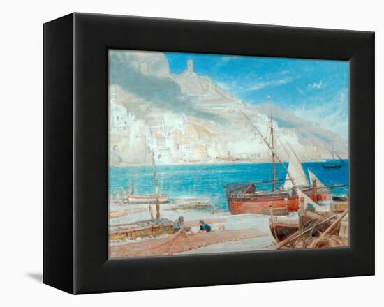 Amalfi, 1900-Albert Goodwin-Framed Premier Image Canvas