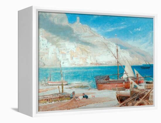 Amalfi, 1900-Albert Goodwin-Framed Premier Image Canvas