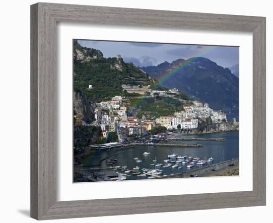 Amalfi, Amalfi Coast, Italy-Walter Bibikow-Framed Photographic Print
