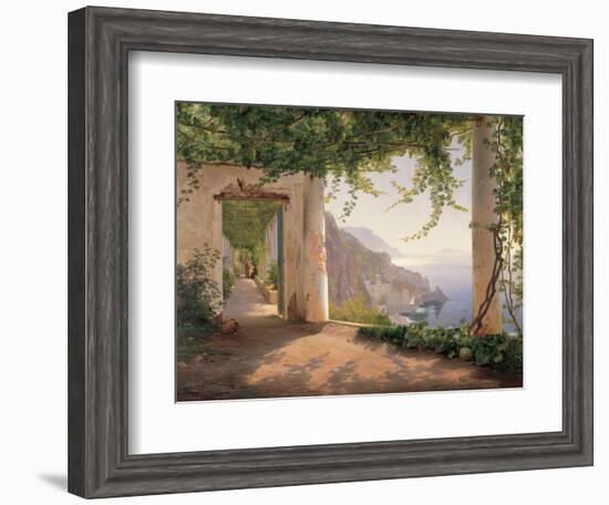 Amalfi Cappuccini-Carl Frederic Aagaard-Framed Art Print