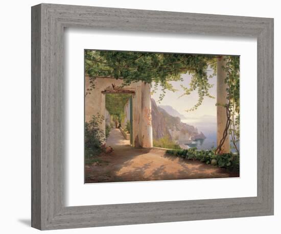 Amalfi Cappuccini-Carl Frederic Aagaard-Framed Art Print