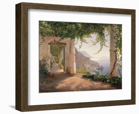 Amalfi Cappuccini-Carl Frederic Aagaard-Framed Art Print