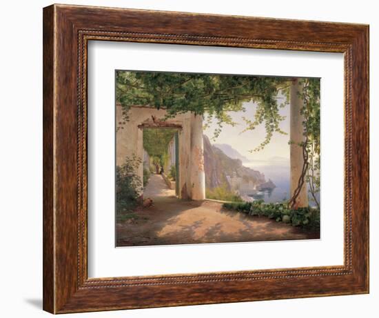 Amalfi Cappuccini-Carl Frederic Aagaard-Framed Art Print