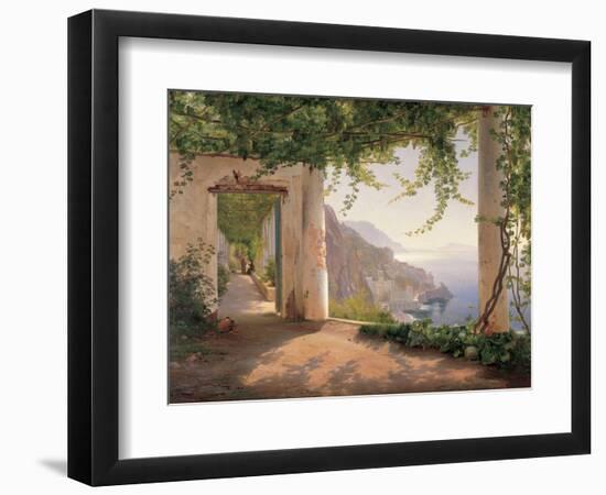 Amalfi Cappuccini-Carl Frederic Aagaard-Framed Art Print